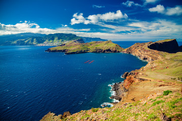 coastline at the Ponta de Sao Lourenco