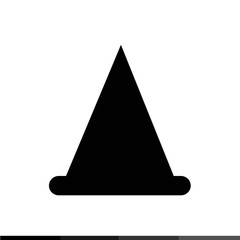 traffic cone icon Illustration design