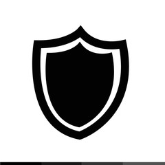 Obraz premium shield security anti virus icon illustration design
