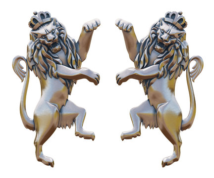 Golden Lions with the old emblem