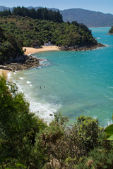 Plage d'Abel Tasman parc national