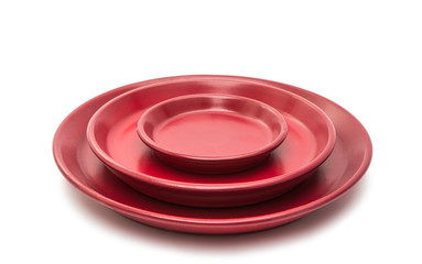 red plate