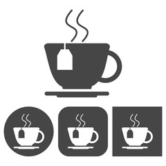 Tea - vector icons set