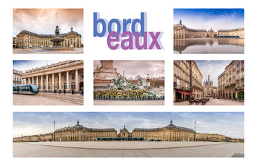 Carte postale de Bordeaux, Aquitaine en France