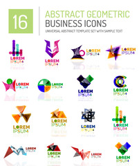 Abstract business icons