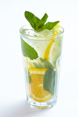 summer lemonade isolated