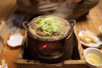 Dojo nabe (Japanese loach hot pot)　どじょう鍋