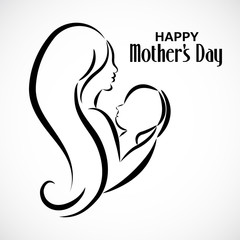 Happy Mother's Day Illustration