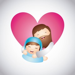 Catholic love design 