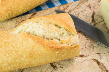 Fresh french baguettes.