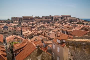 Stadtpanorama von Dubrovnik, Kroatien