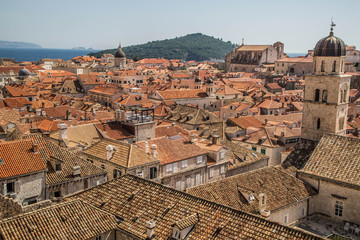 Stadtpanorama von Dubrovnik, Kroatien