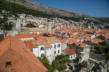 Fototapeta na wymiar Stadtpanorama von Dubrovnik, Kroatien