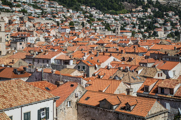 Fototapeta na wymiar Stadtpanorama von Dubrovnik, Kroatien