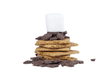 view of smore ingredient.