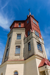 19 century old water supply tower (now Museum), Kiev, Ukraine.