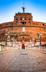 Fototapeta premium Rome, Italy - Castle Sant Angelo