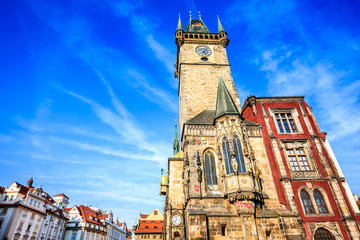 Prague, Old Town Square and Orloj, Czech Republic