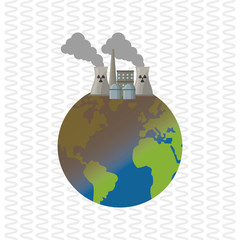 Global warming design. Environment icon.ecology concept