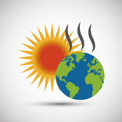 Global warming design. Environment icon.ecology concept