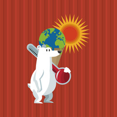 Global warming design. Environment icon.ecology concept