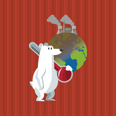 Global warming design. Environment icon.ecology concept