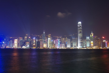 Fototapeta na wymiar Victoria Harbor at Hong Kong
