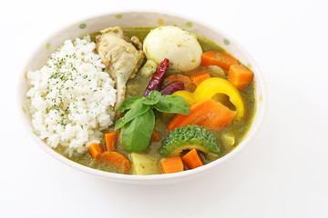 おいしそうなグリーンカレー