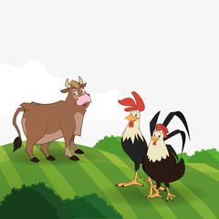 Farm design. animal icon. nature concept, vector illustration