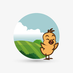 Farm design. animal icon. nature concept, vector illustration