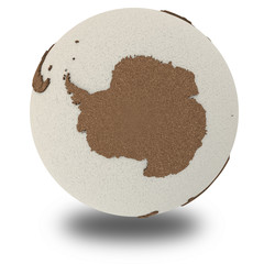 Antarctica on light Earth