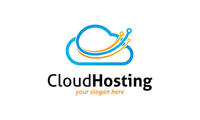 Cloud Hosting Logo 