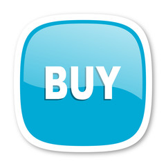 buy blue glossy web icon