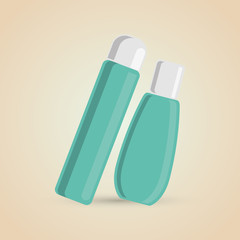 Make up design. cosmetic icon. skin care concept, vector illustration