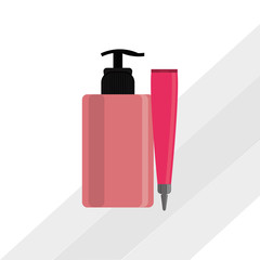 Make up design. cosmetic icon. skin care concept, vector illustration