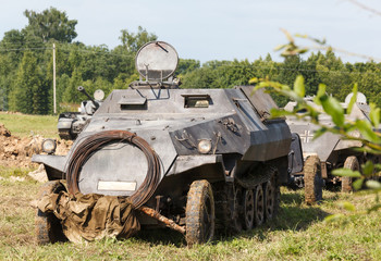 Fototapeta premium German half-track armored personnel SdKfz 250