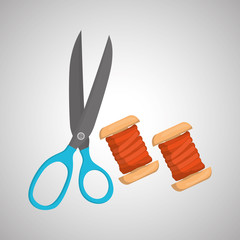 Sewing design.textile icon. tailor shop concept 