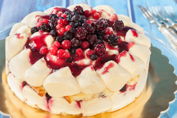 Wild Berries Tiramisu Cake