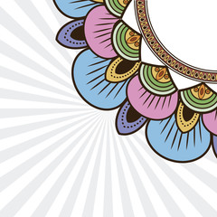 Bohemic design. multicolored icon. decoration concept, vector illustration