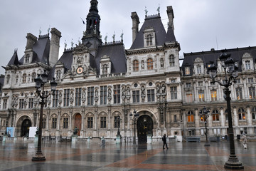 Fototapeta na wymiar Rathaus Paris