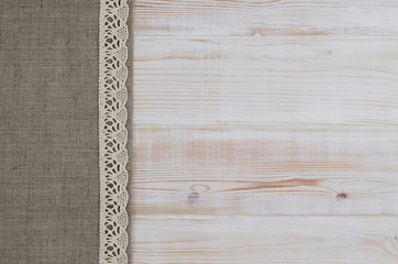 Concept image of sewing accessories. Image taken from above, top view. Background for creative fashion blog, concept or advertising.
