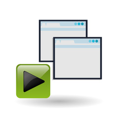 website design. social media icon. online concept