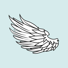 wings icon design 