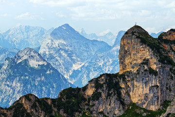 High mountains landscape in the Rofan Range. Austria,Tirol.