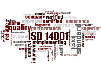 ISO 14001, word cloud concept 7