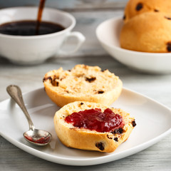 Brioche mit Schokolade - Brioche with chocolate