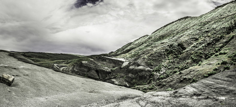 Sparse landscape, Bridger, Montana, USA