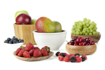 Fototapeta na wymiar variety of fresh fruits