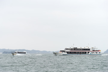 松島湾一周　船