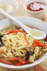Asian noodle soup